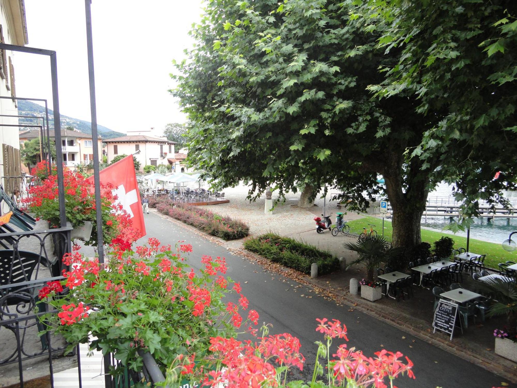 Osteria Battello Hotel Caslano Exterior foto